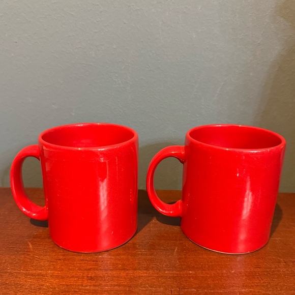 Set of 2 Waechtersbach Red Coffee Mugs, Germany - Picture 3 of 7